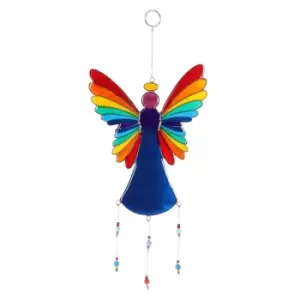 Image of 38cm Rainbow Wing Angel Suncatcher
