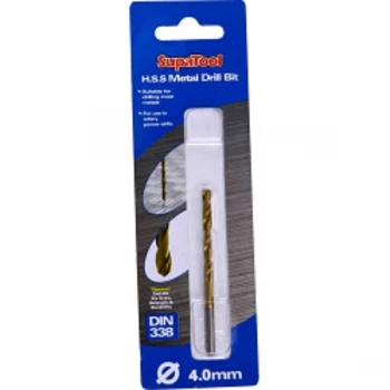 Image of SupaTool Titanium Coated HSS Drill Bits 4x75mm