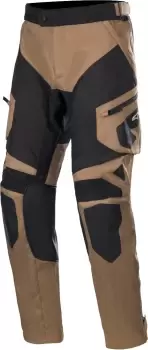 Image of Alpinestars Venture XT Over Boot Motorcycle Textile Pants, black-brown, Size S, black-brown, Size S