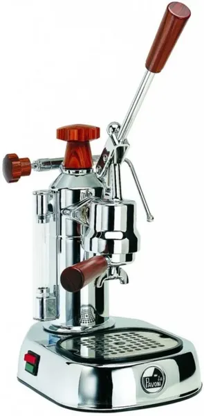 Image of La Pavoni Europiccola Lusso Wooden Handles Lever ECLW-8 Coffee Maker