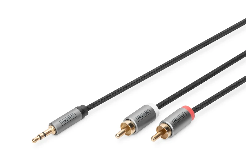 Image of Digitus Audio adapter cable. 3.5mm stereo jack to RCA