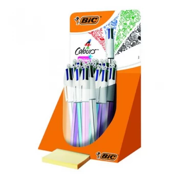 Image of Bic 4 Colour Shine Pen Countertop Display Pack of 20 902128