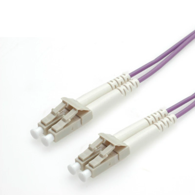 Image of ROLINE FO Jumper Cable 50/125µm OM4. LC/LC. Low-Loss-Connector 0.5m