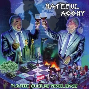 Image of Hateful Agony - Plastic. Culture. Pestilence Limited Blue Vinyl