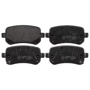 Image of Brake Pad Set 116060 by Febi Bilstein Rear Axle