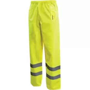 Image of Tuffsafe Medium Hi-vis Yellow Trousers - Yellow