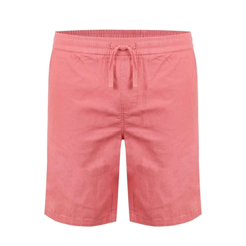 Image of Fabric Twill Shorts Mens - Pink Pink S