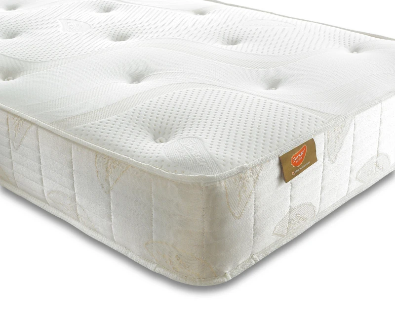 Image of Sareer Furniture Limited Pocket Reflex Plus Mattress in White Size: Small Single White Unisex Small Single
