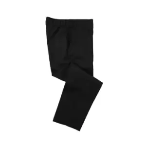Image of Dennys Unisex Black Elasticated Trouser / Chefswear (M) (Black)