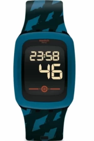 Image of Unisex Swatch Petrozero2 Bluetooth Alarm Chronograph Watch SVQB100