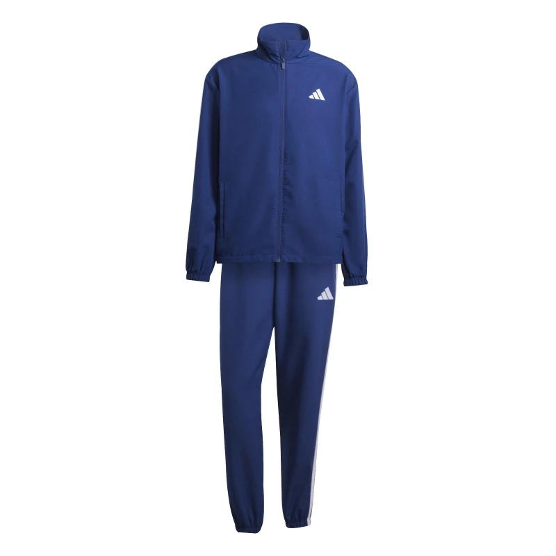 Image of adidas 3 Stripe Tracksuit Set Adults - Blue Blue S