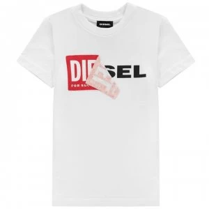 Image of Diesel Dual T Shirt - White
