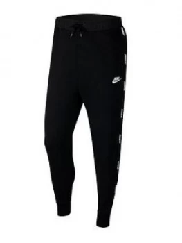 Image of Nike Hybrid Nylon Taped Pant - Black