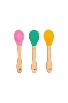 Image of Bamboo Weaning Spoons Baby 3 Pack