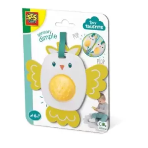 Image of Tiny Talents Bird Clutching Sensory Dimple Toy