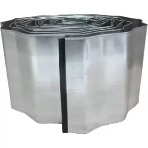 Image of Apollo Galvanised Lawn Edge 5m x 16cm Galvanised Steel