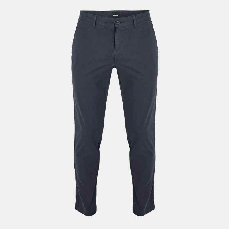 Image of Boss Mens Crigan3 Straight Leg Trousers Dark Blue male 28W R