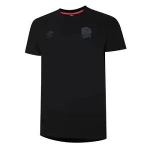 Image of Umbro England Rugby Icon T Shirt Mens - Black