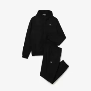 Image of Mens Lacoste SPORT Colour-Block Tracksuit Size 3 - S Black