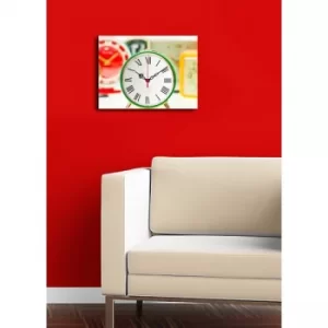 Image of 3040CS-86 Multicolor Decorative Canvas Wall Clock
