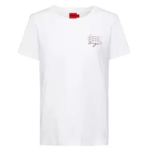 Image of Hugo Cotton T Shirt - White