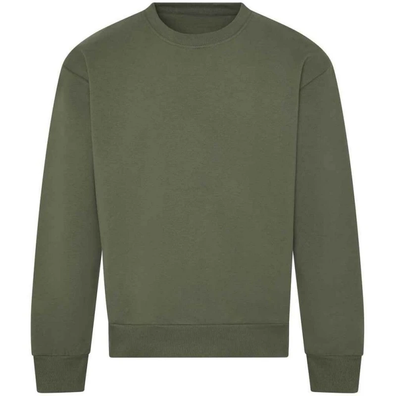 Image of AWDis AWDis Men Signature Heavyweight Sweatshirt in Green Size: X-Small Green XS Male 5063574543392