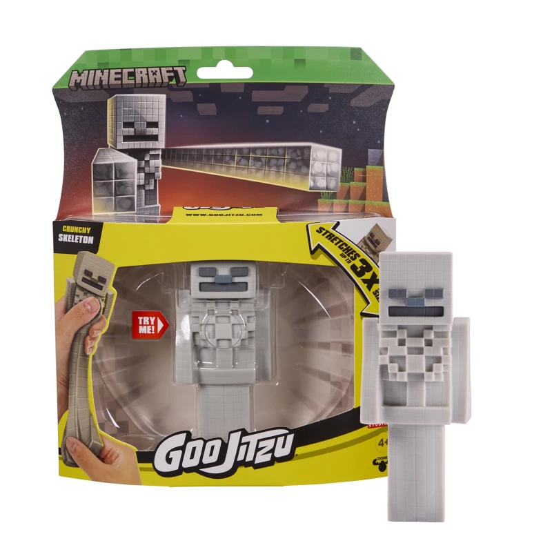 Image of Heroes of Goo Jit Zu Minecraft Stretchy Characters Skeleton Super Stretchy Goo Filling