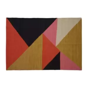 Image of Multi Colour Tonal Abstract Handcrafted Rug