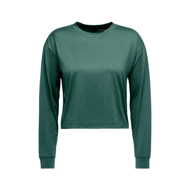 Image of Womens long sleeve T-Shirt Black Diamond Circuit Vert Female M