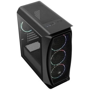 Image of Aerocool Aero One Mini Eclipse ARGB Micro- ATX Case - Black Tempered Glass