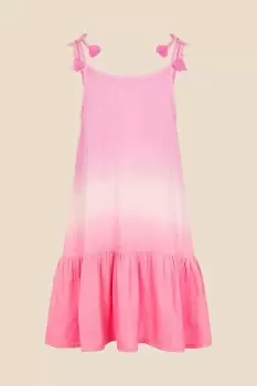 Image of Ombre Tiered Hem Dress