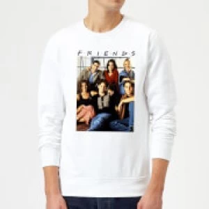 Image of Friends Vintage Character Shot Sweatshirt - White - S