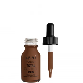 Image of NYX Professional Makeup Total Control Pro Drop Controllable Coverage Foundation 13ml (Various Shades) - Deep Rich