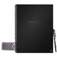 Image of RocketBook 1/3 A4 Notebook EVRF-L-RC-A-FR Dotted Not Perforated 42 Pages Black