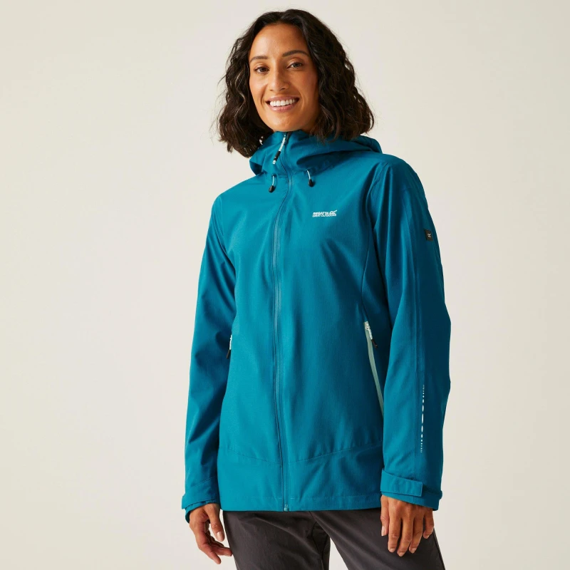 Image of Womens waterproof jacket Regatta Okara Vert Female 42