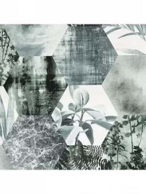 Image of Arthouse Foliage Hex Green Wallpaper