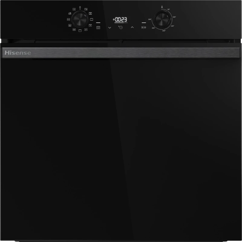 Image of Hisense Hi2 BI622ABPGUK Built In Electric Single Oven - Jet Black - A Rated