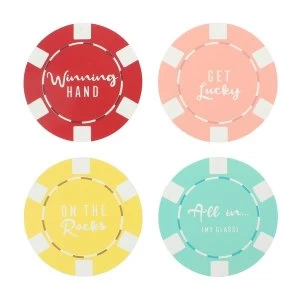 Image of Poker Chip Coasters