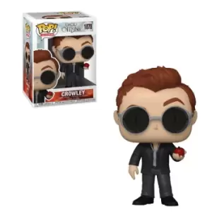 Image of Good Omens Crowley with Apple Funko Pop! Vinyl
