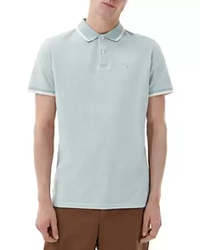 Image of Barbour Barnard Short Sleeve Contrast Trim Polo Shirt