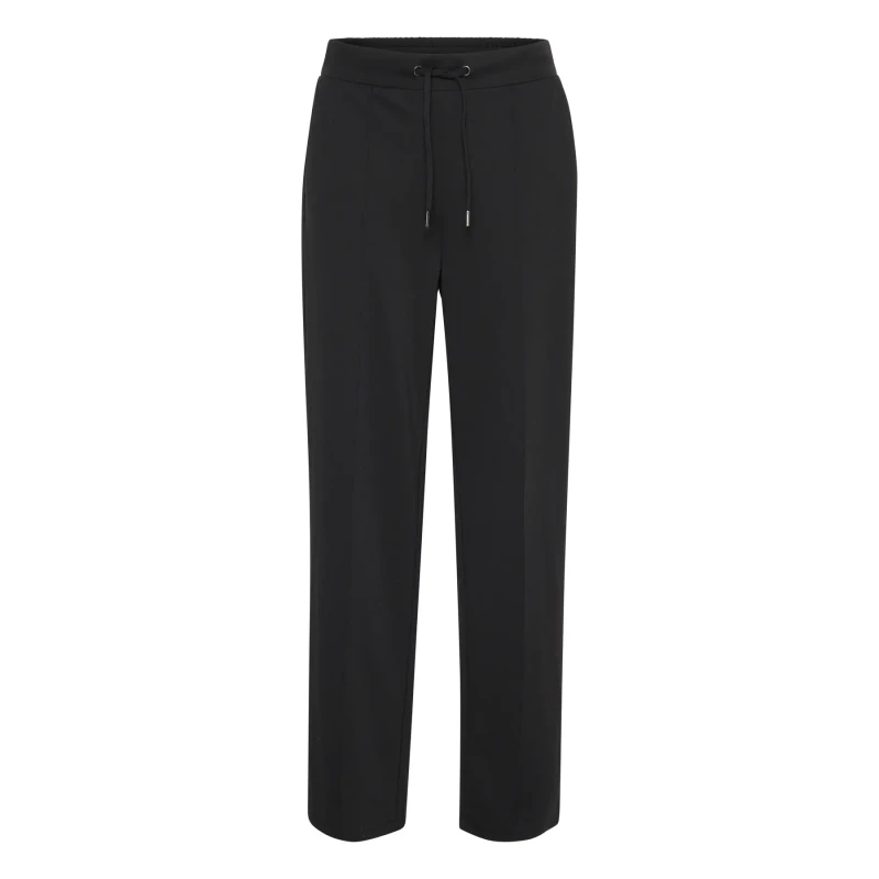 Image of Kaffe Womens straight Trousers KAFFE Jenny Noir Female M