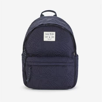 Image of Jack Wills Claremont Quilted Backpack - Navy