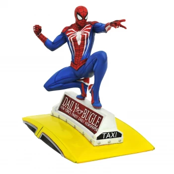 Image of Diamond Select Marvel Gallery Spider-Man (PS4) PVC Figure - Spider-Man On Taxi