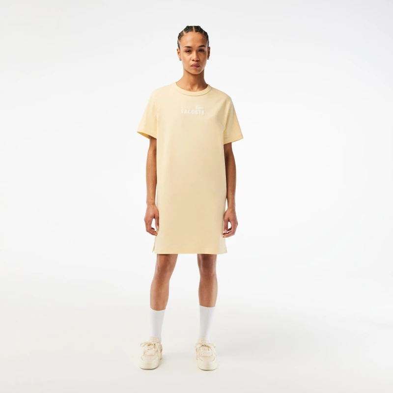 Image of Lacoste Womens T-Shirt Dress Cob female 6 (34)