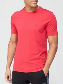 Image of Hugo Boss Straight Logo T-Shirt Red Size S Men