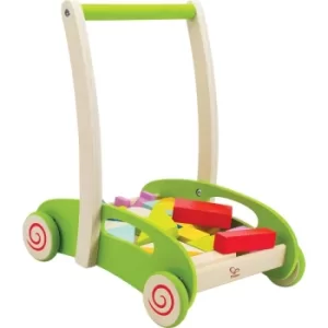 Image of Hape Block and Roll Push Along Toy
