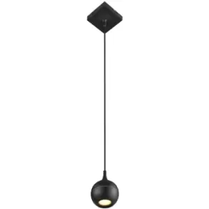 Image of Lucide FAVORI - Pendant Light Bathroom - 1xGU10 - IP44 - Black
