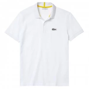 Image of Lacoste Nat Geo Polo Shirt - White/Zebra