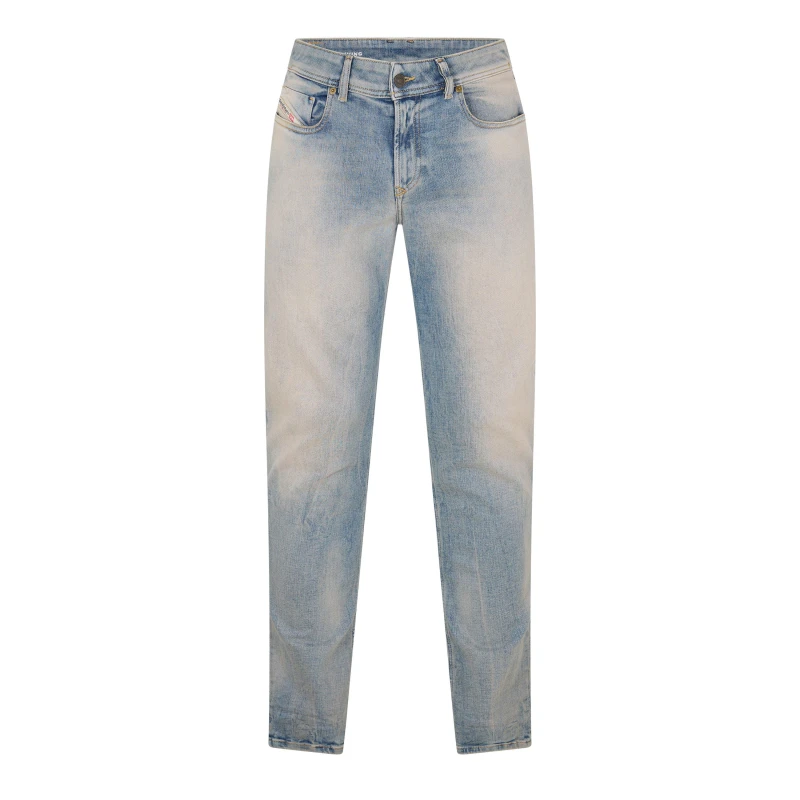 Image of Diesel Mens Slnkr Straight Leg Jeans Blue Denim male 27W R
