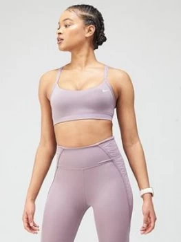 Image of Nike Training Lacing Detail Top - Purple